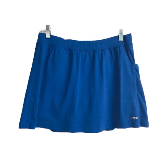 Reebok Dresses & Skirts - 🔴 4/$15 REEBOK cobalt blue perforated mini athletic skirt skort size M in EUC